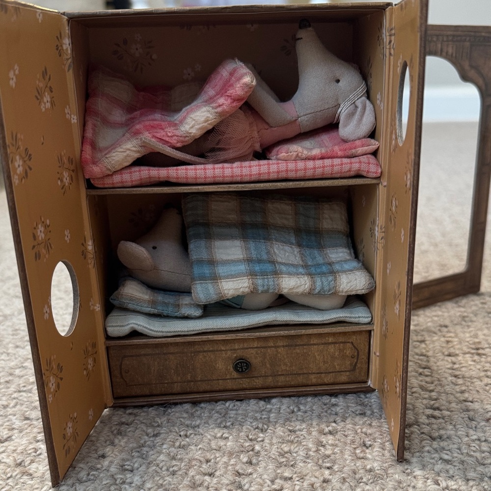 NEW Maileg Ballet Mice in Studio, Little sister and brother